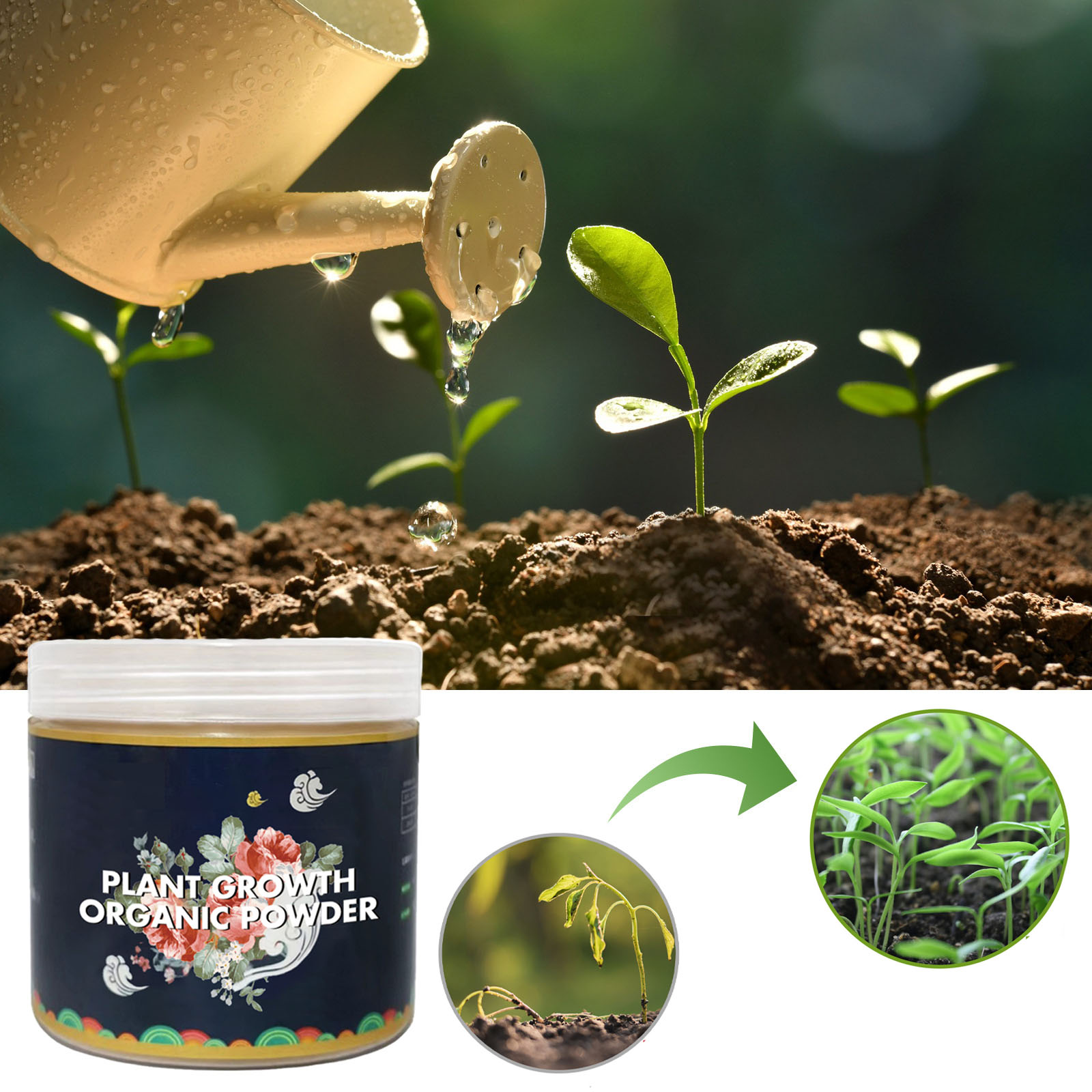 Rooting Hormone Powder - Fast Rooting Powder Plant Soil Improvement
