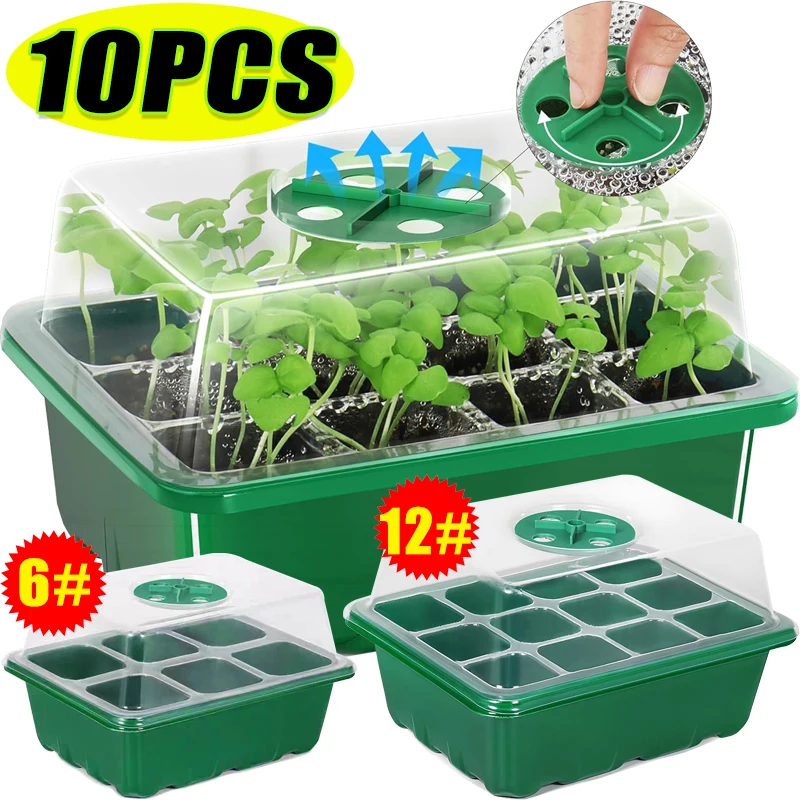 6/12 Grids Growing Starting Nu - đánh giá và giá Humidity Dome Kit