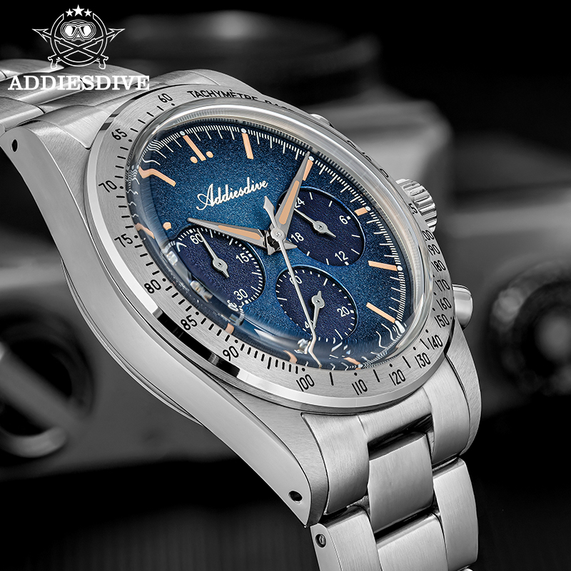 ADDIESDIVE New Men's Chronogra - đánh giá và giá Plastic Dome Clear