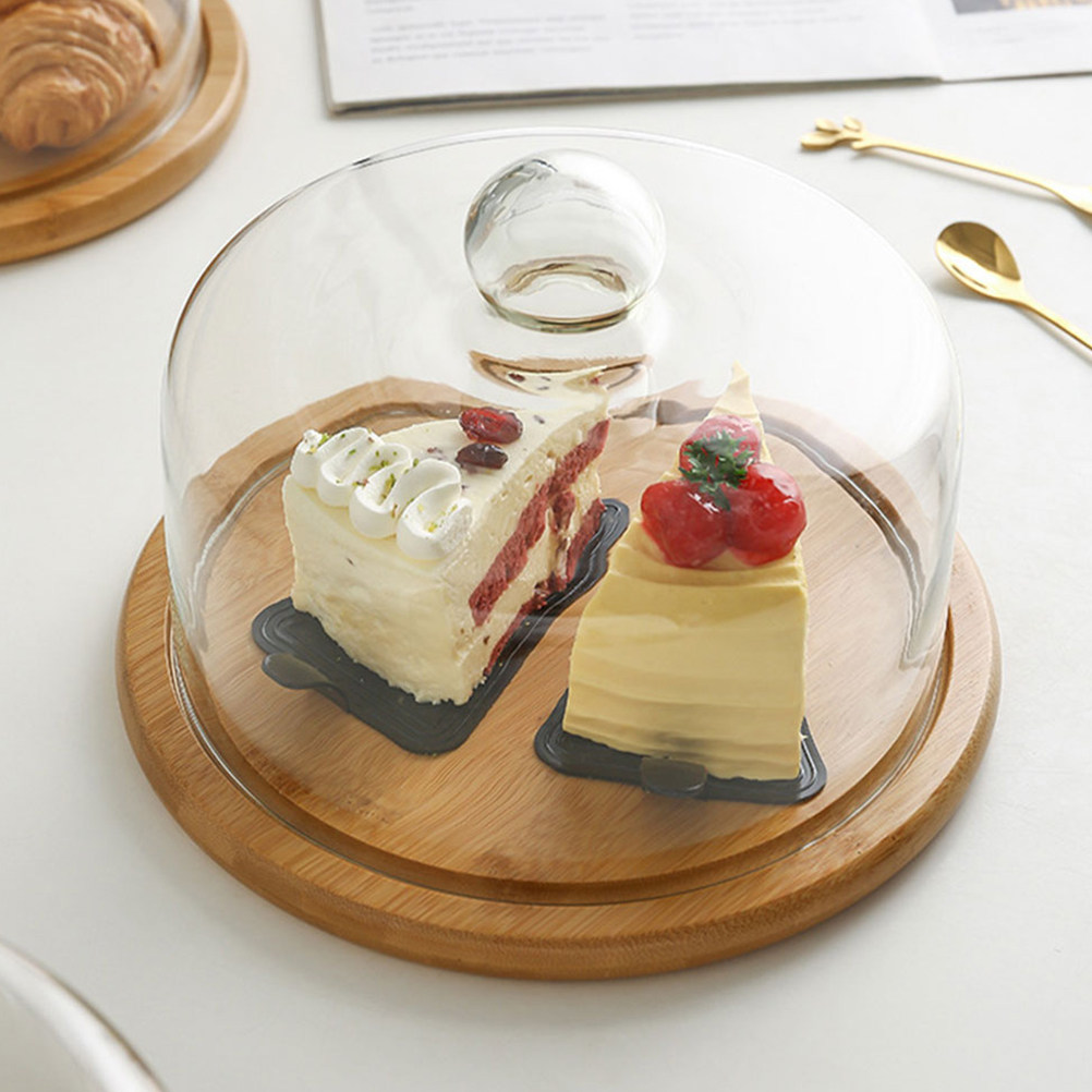 18Cm Transparent Glass Food Co - đánh giá và giá Plastic Dome Clear